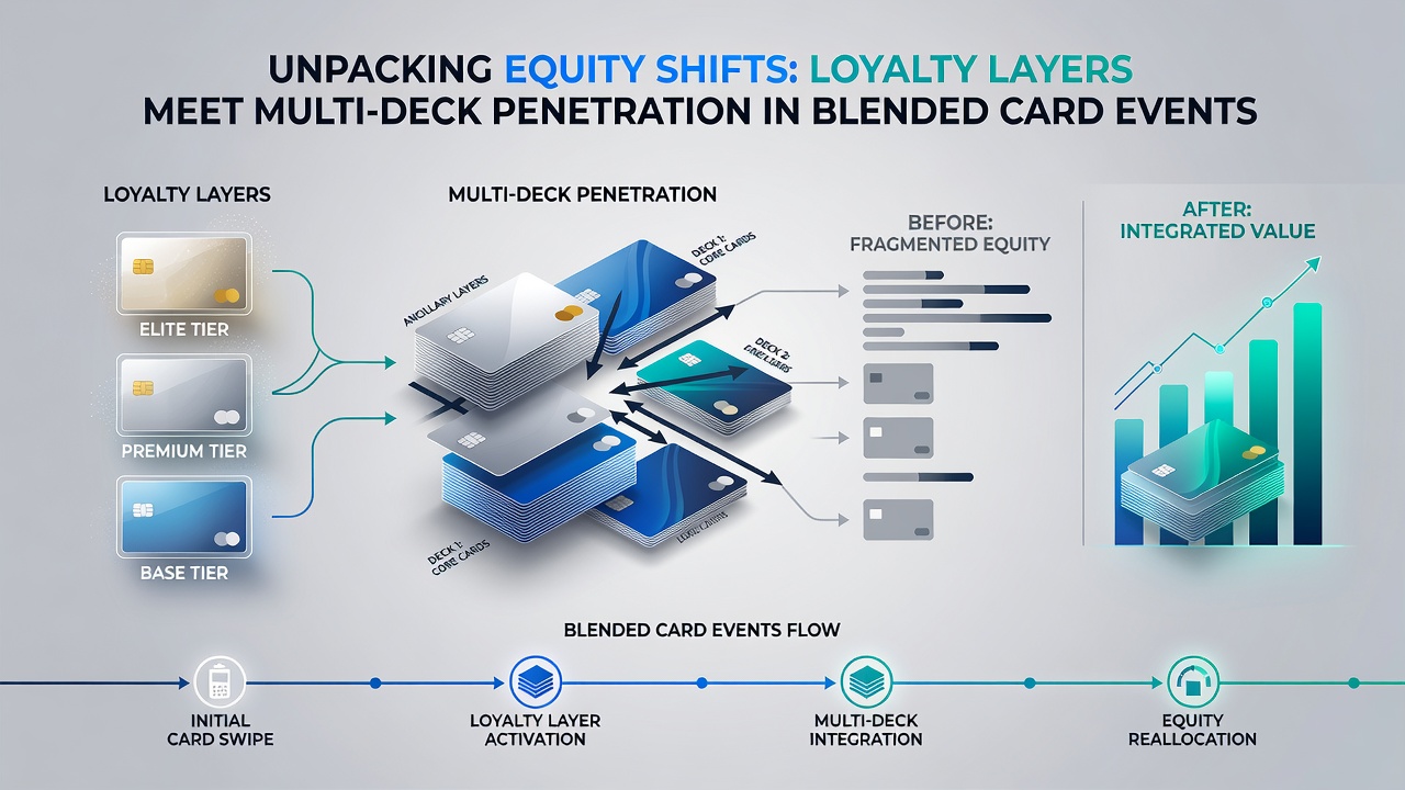 Analyse-Diagramm zu Equity-Verschiebungen durch Treueebenen und Deck-Penetration in hybriden Kartenspielen